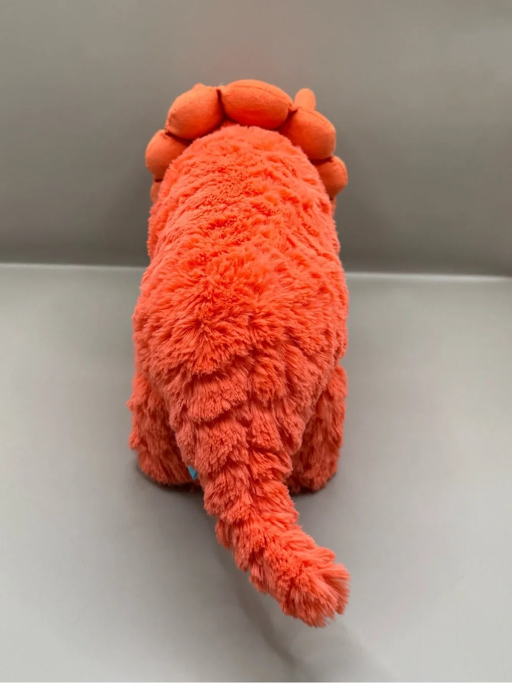 Manhattan Toy Company Red Orange Rory Triceratops Plush Stuffed Animal Lovey
